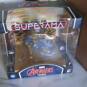 Marvel Superama Thanos Figure - Gold and Blue